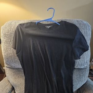 Simply Vera Vera Wang Black Ribbed Top